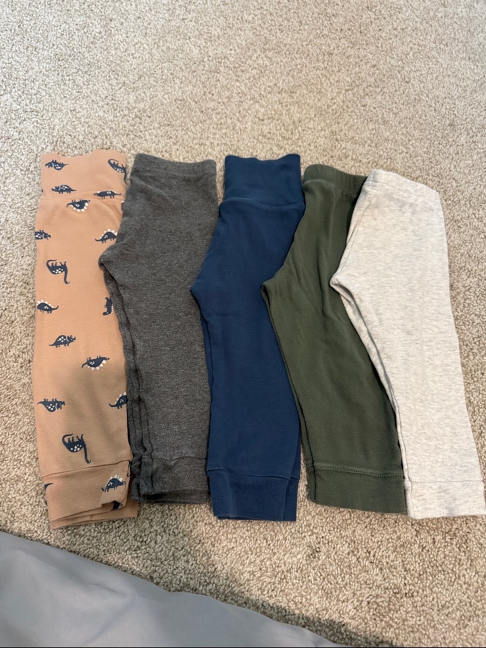 Kids bundle 18 months Cotton Stretch Leggings - Neutral & Navy Multi-Pack